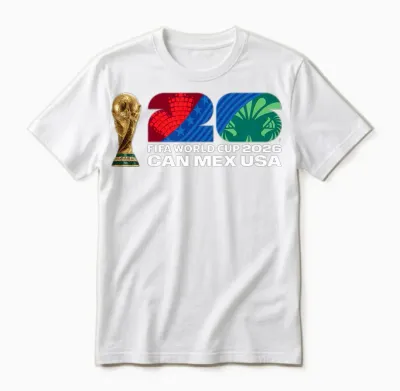 Kids Fifa World Cup26 Fifa Host Country Trophy Color Unisex T-Shirt - White