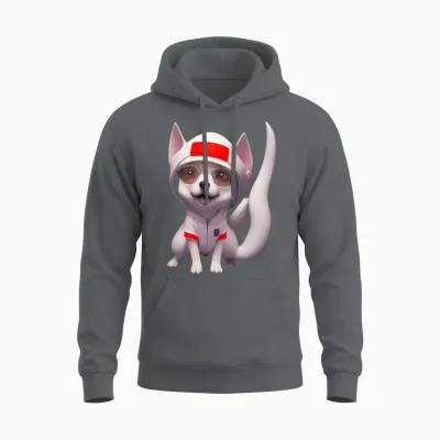 Dog Unisex Hoodie - Charcoal
