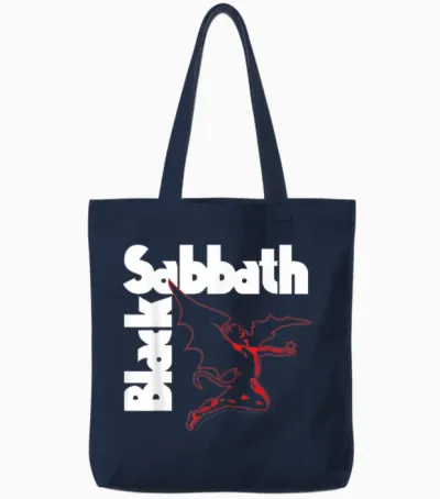 Black Sabbath Official Creature Tote Bags - Navy