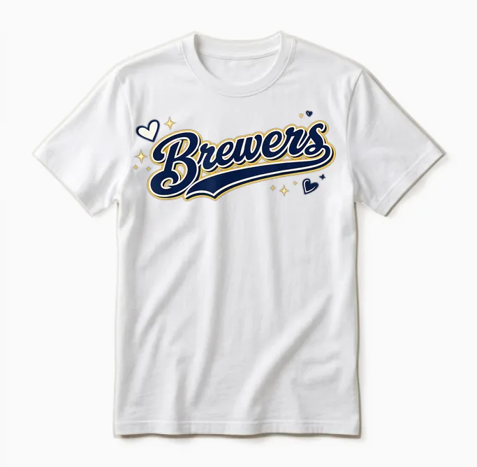 Vintage Brewers Retro Classic Gifts for Men Women Unisex T-Shirt in White