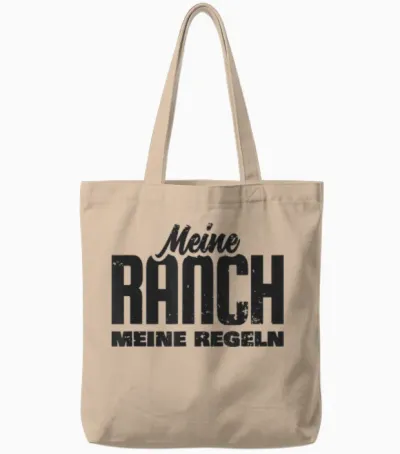Meine Ranch Meine Regeln Tote Bags - Natural