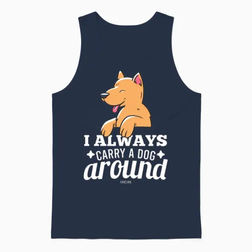 Dog Puppy Dogs Dog Lovers Children Unisex Tank Top - Navy