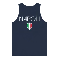 Napoli Jersey Italian Flag Naples Italy Unisex Tank Top - Navy – 1