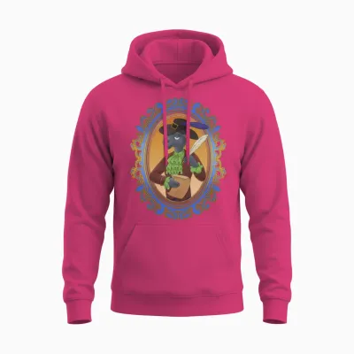 Crash Le Comique Logo 2 Unisex Hoodie - Heliconia