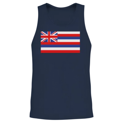 Flag of Hawaii Unisex Tank Top - Navy