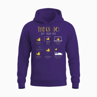 Rubber Duck Fan, Rubber Ducks Unisex Hoodie - Purple