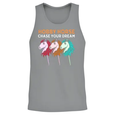 Stick Horses Hobby Horsing Chase Your Dream Unisex Tank Top - Sport Grey