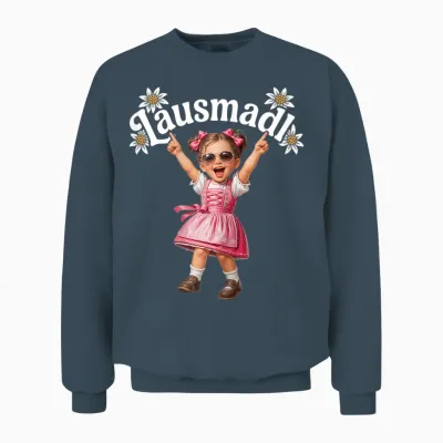 Lausmadl T-Shirt Children's Costume Shirt Girls Costume Unisex Sweatshirt - Dark Heather