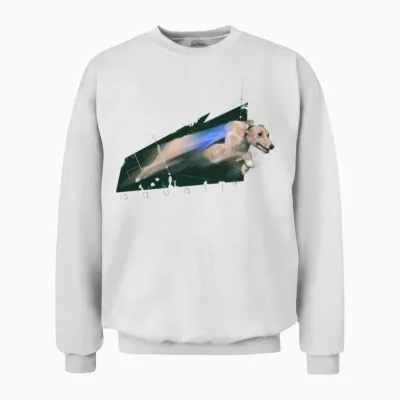 Dog Whippet Unisex Sweatshirt - White