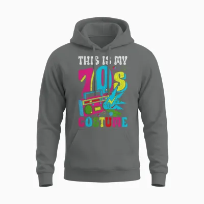 Hippie Retro Vaporwave Unisex Hoodie - Graphite Heather