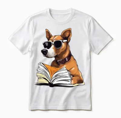 Dog Learning Unisex T-Shirt - White