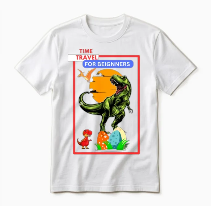 Time Travel for Beginners 2023 Unisex T-Shirt in White