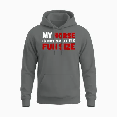 Small Horse Unisex Hoodie - Graphite Heather