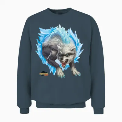 Schleich® Eldrador® Creatures Snow Wolf Unisex Sweatshirt - Dark Heather