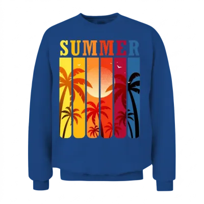 Retro Summer Unisex Sweatshirt - Royal