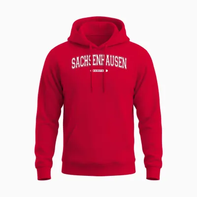 Frankfurt Sachsenhausen College Unisex Hoodie - Red