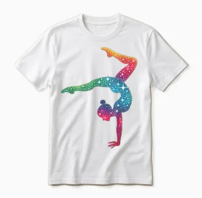Gymnastics Unisex T-Shirt - White