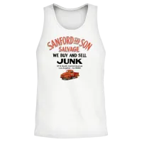 Sanford & Son Classic Tv Salvage Unisex Tank Top - White – 2