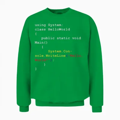 Programmer Coder Unisex Sweatshirt - Irish Green