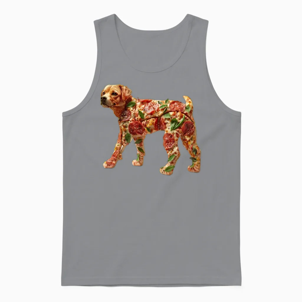 Dog - Lovers Unisex Tank Top in Sport Grey