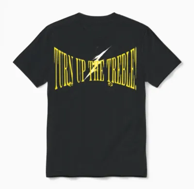 Turn Up the Table – Bold Music Dj Design Unisex T-Shirt - Black