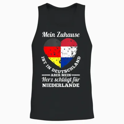 Holland Niederländer Deutschland Niederlande Unisex Tank Top - Black
