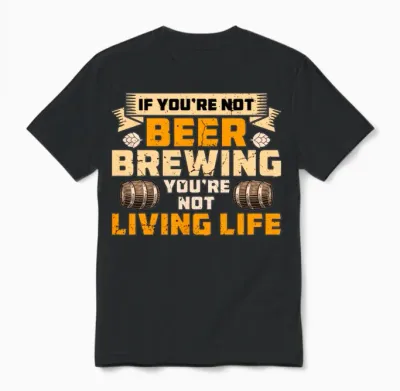 Beer Brewing if You're Not Home Brewer Beer Brewer Unisex T-Shirt - Black