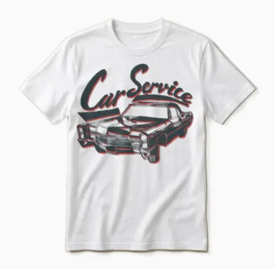 Retro Car Unisex T-Shirt - White