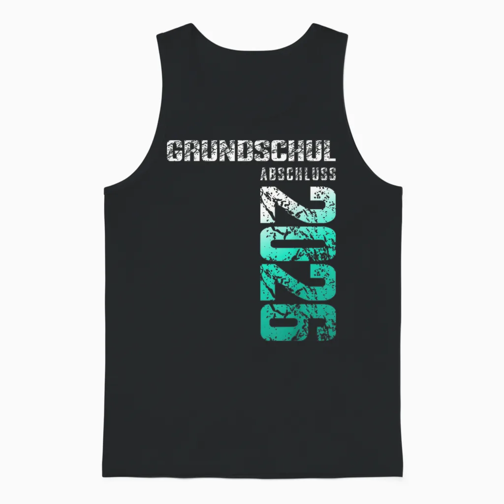 Grundschule Geschafft 2026 Grundschulabschluss Unisex Tank Top in Black