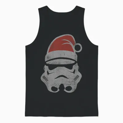 Star Wars Christmas Stormtrooper Holiday Unisex Tank Top - Black