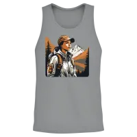 Hiking Girl & Outdoors Unisex Tank Top - Sport Grey – 2