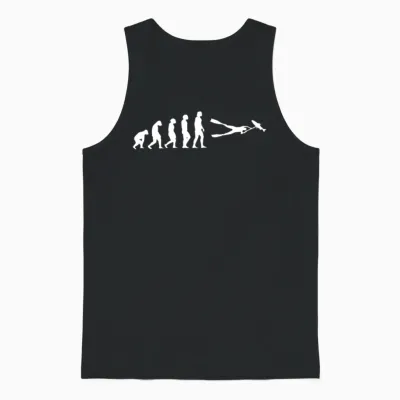 Spearfishing Evolution Unisex Tank Top - Black