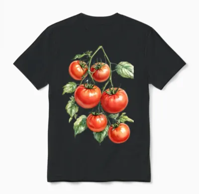 Tomato Vibes Unisex T-Shirt - Black