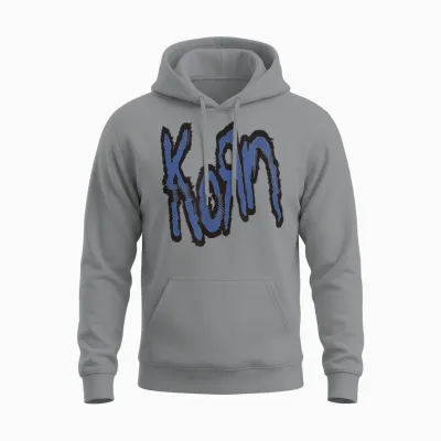 Korn Blaues Logo Unisex Hoodie - Sport Grey