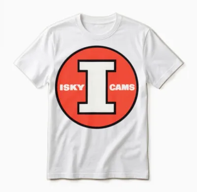 Isky Cams Unisex T-Shirt - White