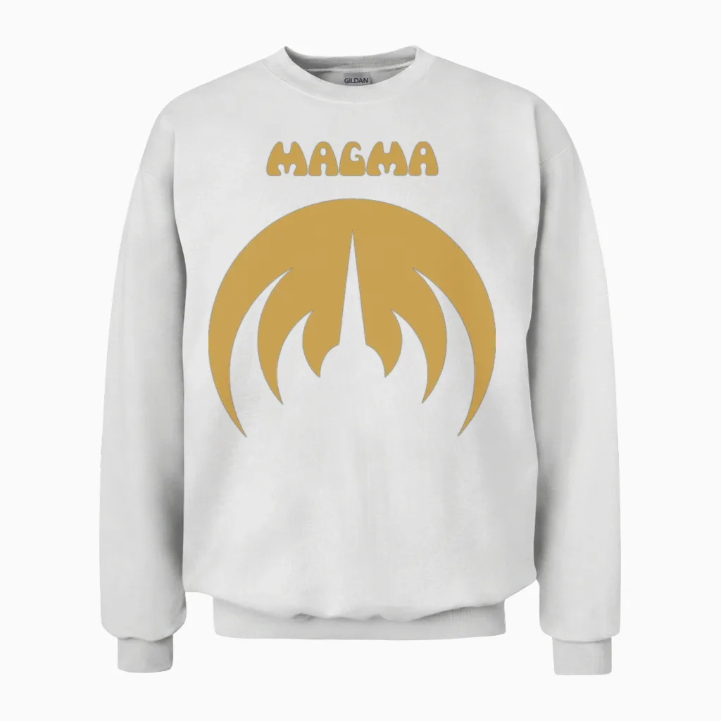 Magma Mekanik Destruktiw Kommandoh Unisex Sweatshirt in White