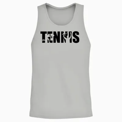 Tennis Unisex Tank Top - Ash