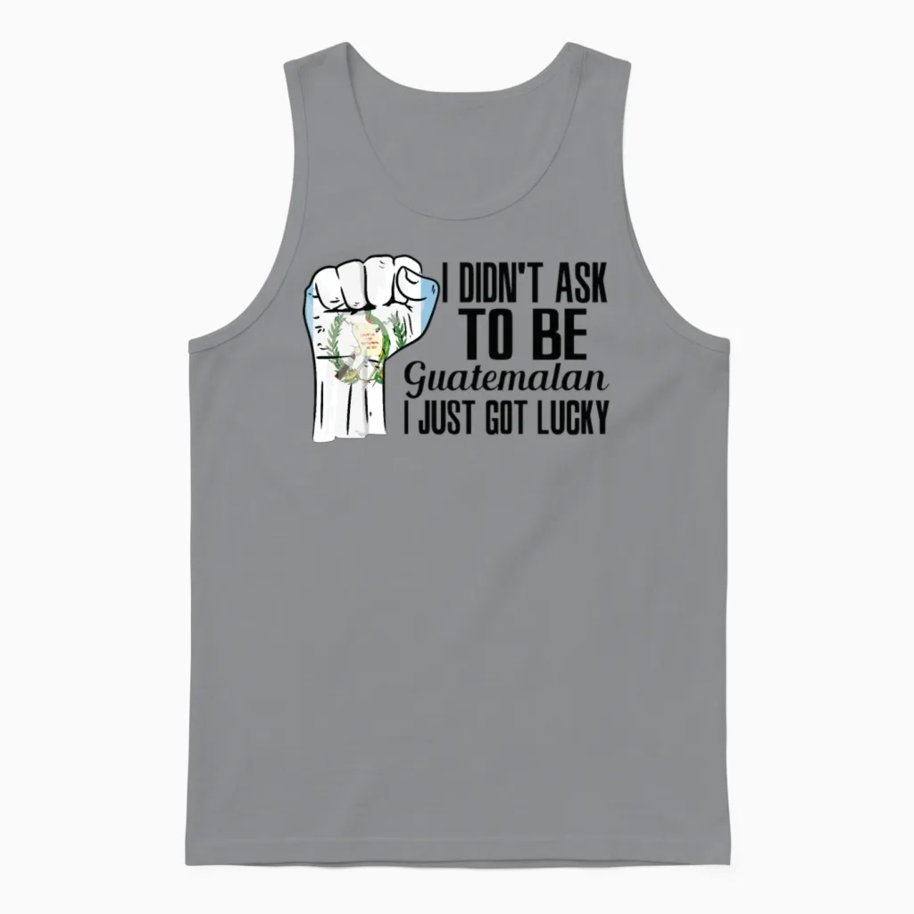Guatemalan Pride Guatemala Flag Grown Guatemalan Unisex Tank Top in Sport Grey