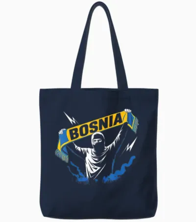 Bosnien Geschenk Flagge Bosnia Vintage Herzegowina Sarajevo Tote Bags - Navy