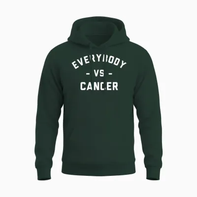 Everybody vs Cancer Unisex Hoodie - Forest