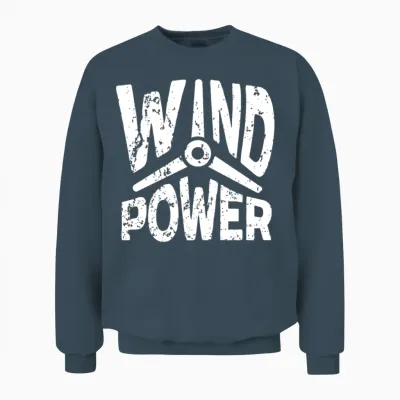 Wind Renewable Energy Windtech Windmill Enthusiast Unisex Sweatshirt - Dark Heather