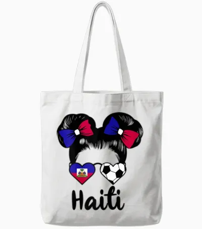 Haiti Drapeau De La Haïti - Ayiti Supporters Haïtiens Tote Bags - White