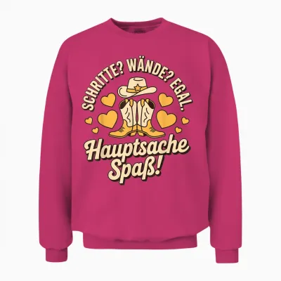 Line Dance Women's T-Shirt with Sayings Western Country Dance Dancer Unisex Sweatshirt - Heliconia