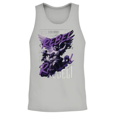 Rebel Angle Streetwear Unisex Tank Top - Ash