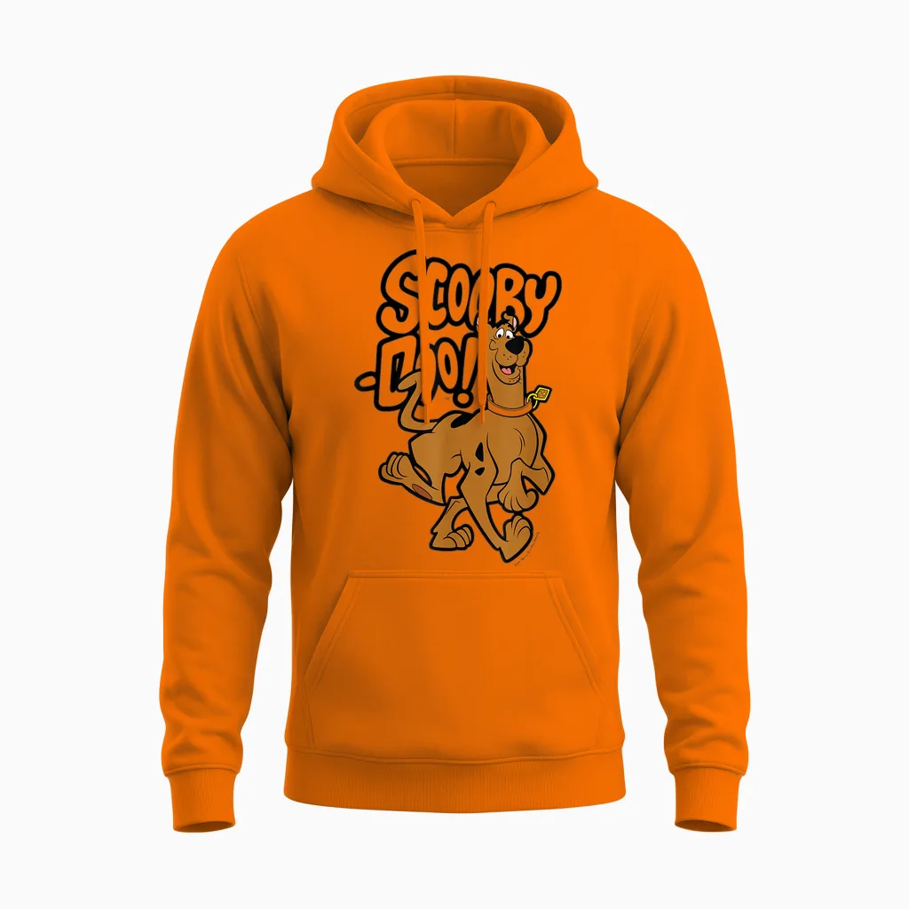 Scooby Doo Scooby Unisex Hoodie in Safety Orange
