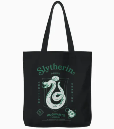 Slytherin Pride Harry Potter New Design 2025 Tote Bags - Black