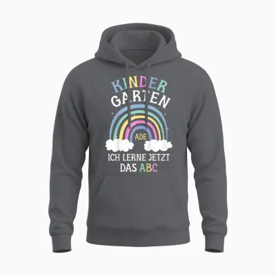 Kindergarten Ade Kita Abgänger 2026 Kindergarten Abschluss Unisex Hoodie - Charcoal