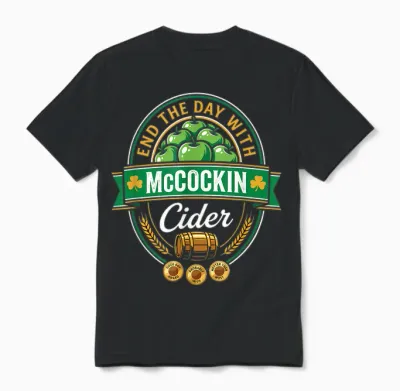 Mccocking Cider Unisex T-Shirt - Black