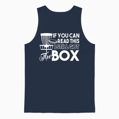 Disc Golf Funny Disc Golf Unisex Tank Top - Navy