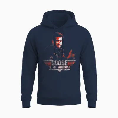 Top Gun Wingman Goose Unisex Hoodie - Navy